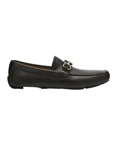 Ferragamo Men 's Parigi Gancini Leather Drivers | Thumbnail 1 Ferragamo Men 's Parigi Gancini Leather Drivers | Thumbnail 1