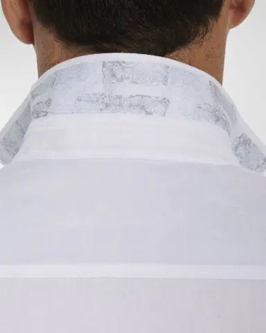 Robert Graham Men's Highland Stretch Cotton Jacquard Sport Shirt | Thumbnail 5 Robert Graham Men's Highland Stretch Cotton Jacquard Sport Shirt | Thumbnail 5