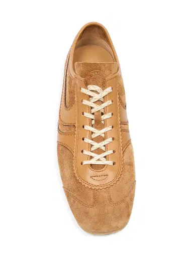 Dries Van Noten Men's Retro Leather Low-Top Sneakers | Thumbnail 5 Dries Van Noten Men's Retro Leather Low-Top Sneakers | Thumbnail 5