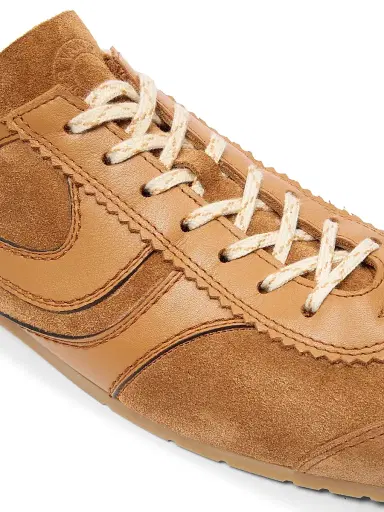 Dries Van Noten Men's Retro Leather Low-Top Sneakers | Thumbnail 6 Dries Van Noten Men's Retro Leather Low-Top Sneakers | Thumbnail 6