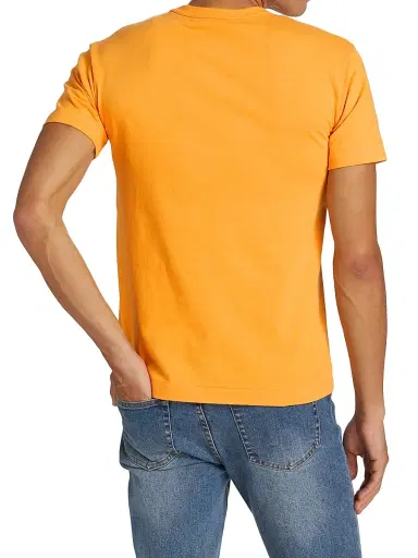 Comme des Garçons PLAY Men's Small Heart Crewneck T-Shirt - Yellow - Size Small | Thumbnail 5 Comme des Garçons PLAY Men's Small Heart Crewneck T-Shirt - Yellow - Size Small | Thumbnail 5