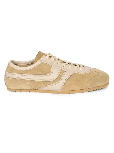 Dries Van Noten Women's Suede & Leather Low-Top Sneakers | Thumbnail 1 Dries Van Noten Women's Suede & Leather Low-Top Sneakers | Thumbnail 1