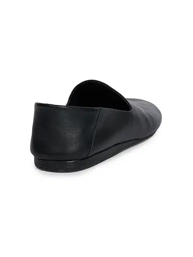 Jacquemus Men's Les Pantoufles Leather Flats - Black | Thumbnail 3 Jacquemus Men's Les Pantoufles Leather Flats - Black | Thumbnail 3