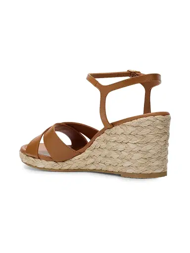 Stuart Weitzman Women's Dayna Leather Espadrille Sandals - Brown | Thumbnail 4 Stuart Weitzman Women's Dayna Leather Espadrille Sandals - Brown | Thumbnail 4