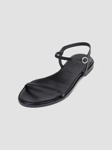 Aeyde Women's Nettie Leather Ankle-Strap Sandals - Black | Thumbnail 3 Aeyde Women's Nettie Leather Ankle-Strap Sandals - Black | Thumbnail 3