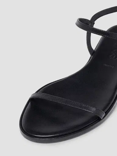 Aeyde Women's Nettie Leather Ankle-Strap Sandals - Black | Thumbnail 4 Aeyde Women's Nettie Leather Ankle-Strap Sandals - Black | Thumbnail 4