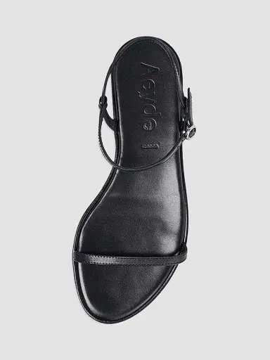 Aeyde Women's Nettie Leather Ankle-Strap Sandals - Black | Thumbnail 5 Aeyde Women's Nettie Leather Ankle-Strap Sandals - Black | Thumbnail 5