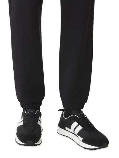 Lanvin Men's Bumpr Nylon Sneakers - Black White | Thumbnail 7 Lanvin Men's Bumpr Nylon Sneakers - Black White | Thumbnail 7