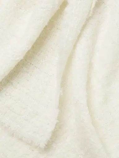 FALIERO SARTI Women's Manon Plaid Wool-Blend Scarf - Cream | Thumbnail 4 FALIERO SARTI Women's Manon Plaid Wool-Blend Scarf - Cream | Thumbnail 4