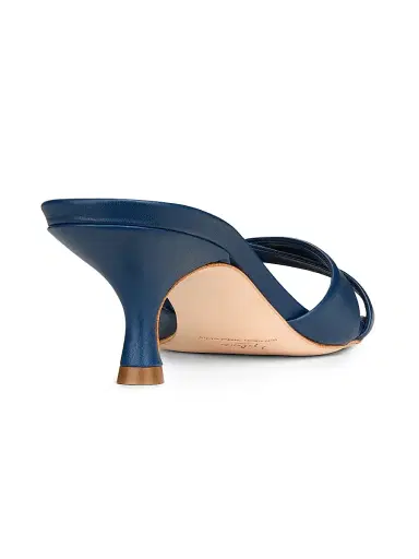 22élevé Women's 55MM Leather Sandals - Blue - Size 10.5 | Thumbnail 3 22élevé Women's 55MM Leather Sandals - Blue - Size 10.5 | Thumbnail 3