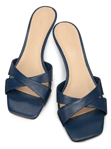 22élevé Women's 55MM Leather Sandals - Blue - Size 10.5 | Thumbnail 4 22élevé Women's 55MM Leather Sandals - Blue - Size 10.5 | Thumbnail 4