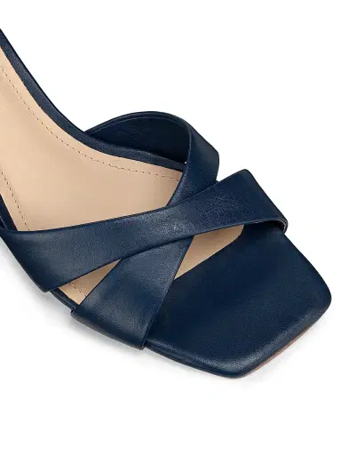 22élevé Women's 55MM Leather Sandals - Blue - Size 10.5 | Thumbnail 5 22élevé Women's 55MM Leather Sandals - Blue - Size 10.5 | Thumbnail 5