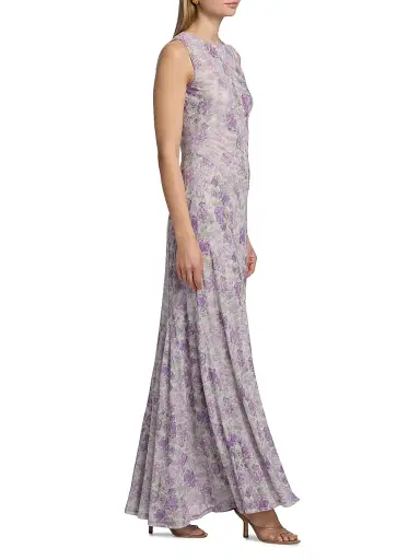 Ronny Kobo Women's Uzina Floral Maxi Dress - Purple Multi | Thumbnail 4 Ronny Kobo Women's Uzina Floral Maxi Dress - Purple Multi | Thumbnail 4