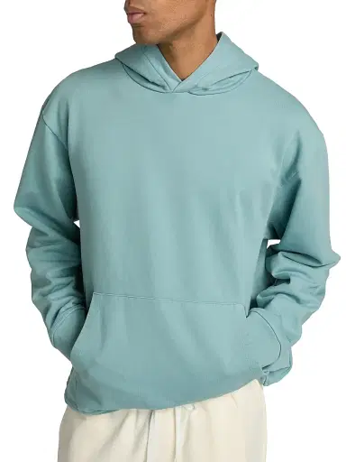 Saks Fifth Avenue Men's Foundation Fleece Hoodie - Desert Sage - Size XXL | Thumbnail 6 Saks Fifth Avenue Men's Foundation Fleece Hoodie - Desert Sage - Size XXL | Thumbnail 6