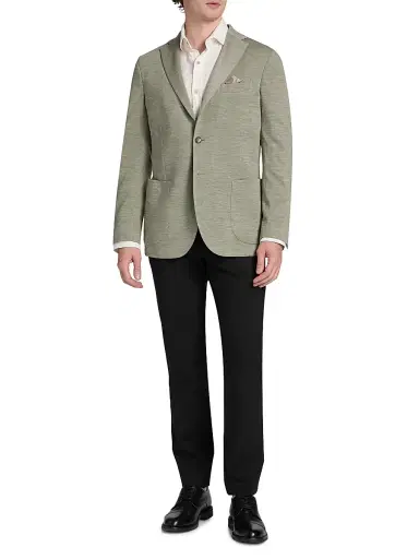 Saks Fifth Avenue Men's Wool-Cashmere Sport Coat - Beige - Size 46 | Thumbnail 2 Saks Fifth Avenue Men's Wool-Cashmere Sport Coat - Beige - Size 46 | Thumbnail 2