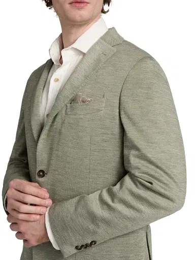 Saks Fifth Avenue Men's Wool-Cashmere Sport Coat - Beige - Size 46 | Thumbnail 6 Saks Fifth Avenue Men's Wool-Cashmere Sport Coat - Beige - Size 46 | Thumbnail 6