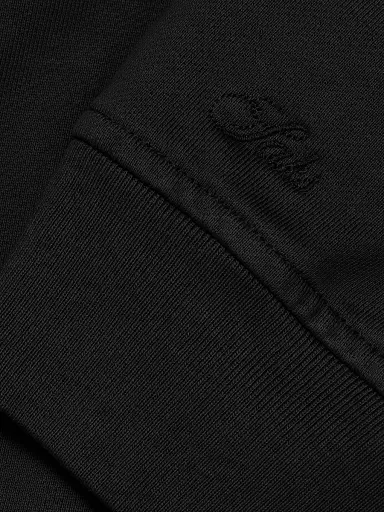 Saks Fifth Avenue Men's Foundation Johnny-Collar Fleece Polo Shirt - Black - Size XXL | Thumbnail 7 Saks Fifth Avenue Men's Foundation Johnny-Collar Fleece Polo Shirt - Black - Size XXL | Thumbnail 7