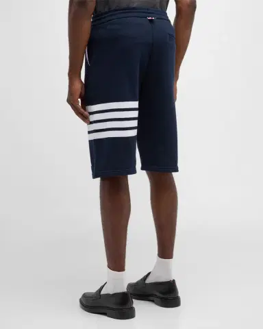 Thom Browne Men's 4-Bar Basic Terry Sweat Shorts | Thumbnail 3 Thom Browne Men's 4-Bar Basic Terry Sweat Shorts | Thumbnail 3