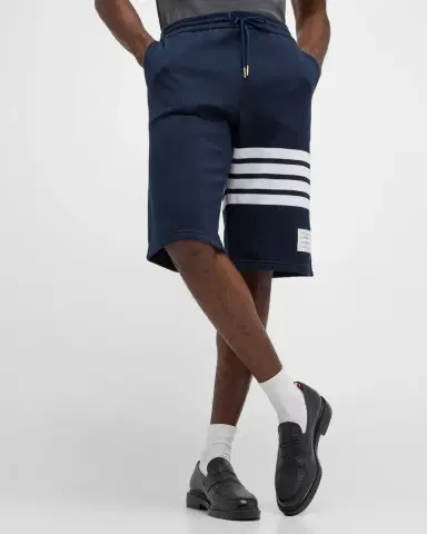 Thom Browne Men's 4-Bar Basic Terry Sweat Shorts | Thumbnail 6 Thom Browne Men's 4-Bar Basic Terry Sweat Shorts | Thumbnail 6