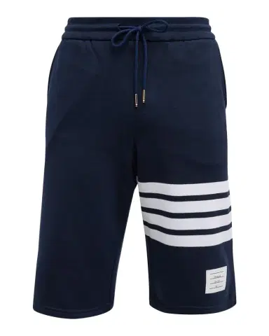Thom Browne Men's 4-Bar Basic Terry Sweat Shorts | Thumbnail 1 Thom Browne Men's 4-Bar Basic Terry Sweat Shorts | Thumbnail 1