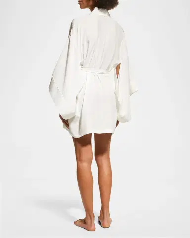 Kiki de Montparnasse Muse Silk Kimono Robe | Thumbnail 3 Kiki de Montparnasse Muse Silk Kimono Robe | Thumbnail 3
