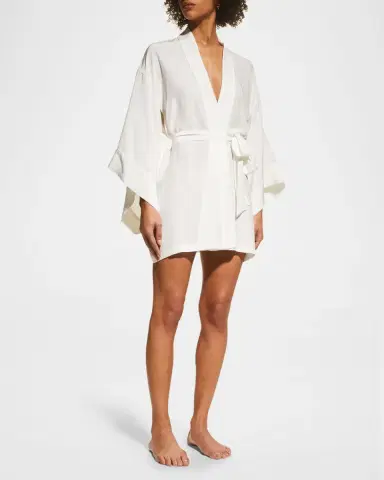 Kiki de Montparnasse Muse Silk Kimono Robe | Thumbnail 4 Kiki de Montparnasse Muse Silk Kimono Robe | Thumbnail 4