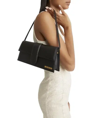 Jacquemus Le Bambino Long Leather Shoulder Bag | Thumbnail 1 Jacquemus Le Bambino Long Leather Shoulder Bag | Thumbnail 1