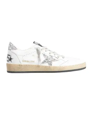 Golden Goose Ball Star Leather Glitter Sneakers | Thumbnail 1 Golden Goose Ball Star Leather Glitter Sneakers | Thumbnail 1