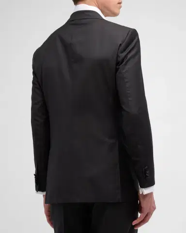 Kiton Men 's Peak Wool Tuxedo | Thumbnail 5 Kiton Men 's Peak Wool Tuxedo | Thumbnail 5