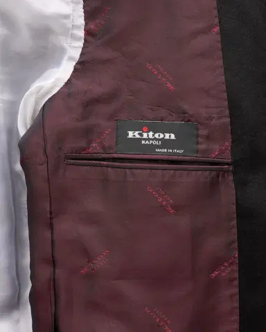 Kiton Men 's Peak Wool Tuxedo | Thumbnail 7 Kiton Men 's Peak Wool Tuxedo | Thumbnail 7