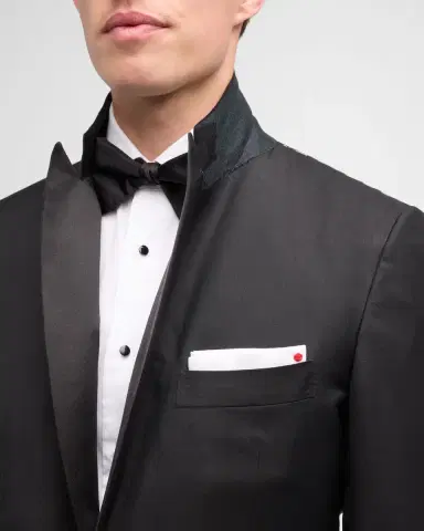 Kiton Men 's Peak Wool Tuxedo | Thumbnail 8 Kiton Men 's Peak Wool Tuxedo | Thumbnail 8
