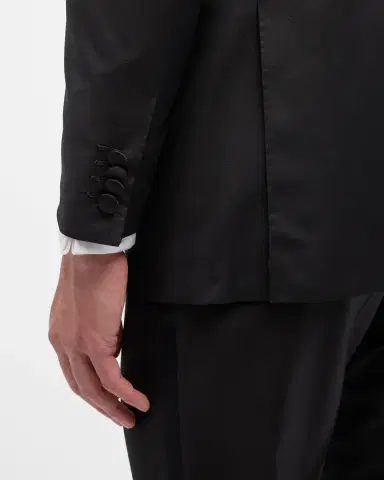 Kiton Men 's Peak Wool Tuxedo | Thumbnail 9 Kiton Men 's Peak Wool Tuxedo | Thumbnail 9