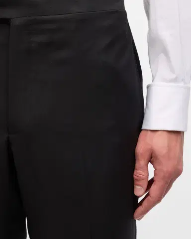 Kiton Men 's Peak Wool Tuxedo | Thumbnail 10 Kiton Men 's Peak Wool Tuxedo | Thumbnail 10