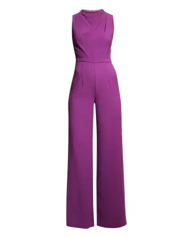 Black Halo Corrine High-Neck Sleeveless Jumpsuit | Thumbnail 1 Black Halo Corrine High-Neck Sleeveless Jumpsuit | Thumbnail 1