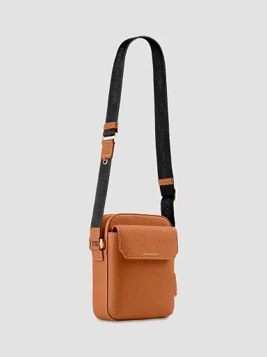 MAISON de SABRÉ Leather Messenger Bag - Pecan Brown | Thumbnail 6 MAISON de SABRÉ Leather Messenger Bag - Pecan Brown | Thumbnail 6