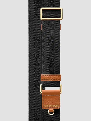 MAISON de SABRÉ Leather Messenger Bag - Pecan Brown | Thumbnail 7 MAISON de SABRÉ Leather Messenger Bag - Pecan Brown | Thumbnail 7