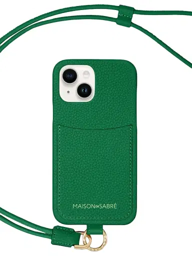 MAISON de SABRÉ Women's Sling Phone Case (iPhone 15) - Emerald Green | Thumbnail 4 MAISON de SABRÉ Women's Sling Phone Case (iPhone 15) - Emerald Green | Thumbnail 4