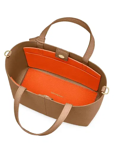 MAISON de SABRÉ Women's Leather Soft Tote Bag - Sandstone Manhattan | Thumbnail 3 MAISON de SABRÉ Women's Leather Soft Tote Bag - Sandstone Manhattan | Thumbnail 3