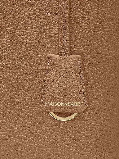 MAISON de SABRÉ Women's Leather Soft Tote Bag - Sandstone Manhattan | Thumbnail 5 MAISON de SABRÉ Women's Leather Soft Tote Bag - Sandstone Manhattan | Thumbnail 5