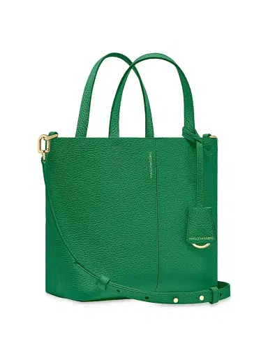 MAISON de SABRÉ Women's Leather Soft Tote Bag - Emerald Lily | Thumbnail 3 MAISON de SABRÉ Women's Leather Soft Tote Bag - Emerald Lily | Thumbnail 3