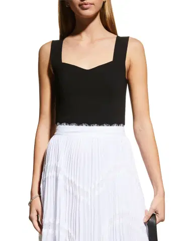 A.L.C. Jordana Seamed Cropped Tank Top | Thumbnail 4 A.L.C. Jordana Seamed Cropped Tank Top | Thumbnail 4