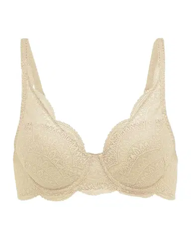 Simone Pérèle Karma 3D Molded Bra with Triangle Lace | Thumbnail 1 Simone Pérèle Karma 3D Molded Bra with Triangle Lace | Thumbnail 1