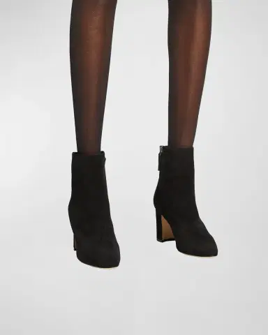 Manolo Blahnik Rosie Suede Zip Ankle Booties | Thumbnail 2 Manolo Blahnik Rosie Suede Zip Ankle Booties | Thumbnail 2