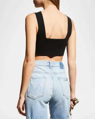 A.L.C. Jordana Seamed Cropped Bra Top | Thumbnail 6 A.L.C. Jordana Seamed Cropped Bra Top | Thumbnail 6