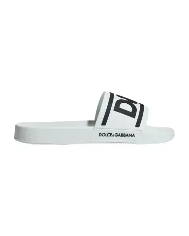 Dolce & Gabbana Men's Logo Pool Slides | Thumbnail 1 Dolce & Gabbana Men's Logo Pool Slides | Thumbnail 1