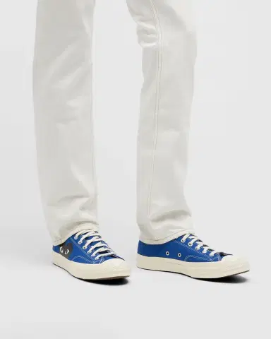 Comme des Garçons x Converse Men 's Chuck Taylor Low-Top Canvas Sneakers | Thumbnail 2 Comme des Garçons x Converse Men 's Chuck Taylor Low-Top Canvas Sneakers | Thumbnail 2