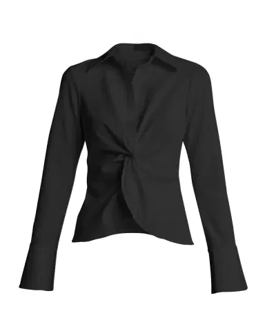 Cinq à Sept McKenna Long-Sleeve Collared Top | Thumbnail 2 Cinq à Sept McKenna Long-Sleeve Collared Top | Thumbnail 2