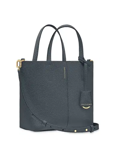 MAISON de SABRÉ Women's Leather Soft Tote Bag - Graphite Sky | Thumbnail 3 MAISON de SABRÉ Women's Leather Soft Tote Bag - Graphite Sky | Thumbnail 3