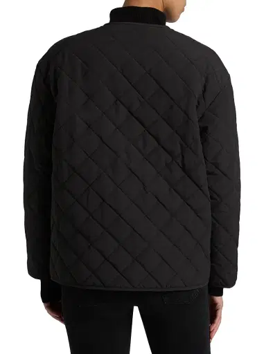 LAMARQUE Women's Hera Quilted Collarless Jacket - Black | Thumbnail 5 LAMARQUE Women's Hera Quilted Collarless Jacket - Black | Thumbnail 5