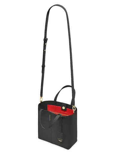 MAISON de SABRÉ Women's Leather Soft Tote Bag - Rouge Noir | Thumbnail 6 MAISON de SABRÉ Women's Leather Soft Tote Bag - Rouge Noir | Thumbnail 6